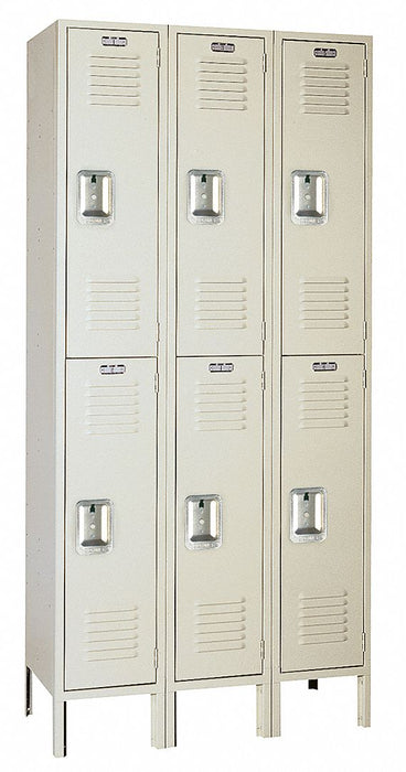 Wardrobe Lockr Lvrd 3 Wide 2 Tier Putty