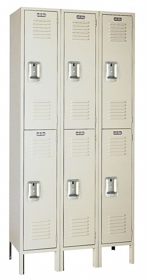 Wardrobe Lockr Lvrd 3 Wide 2 Tier Putty