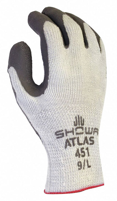 Coated Gloves Gray/White L PR