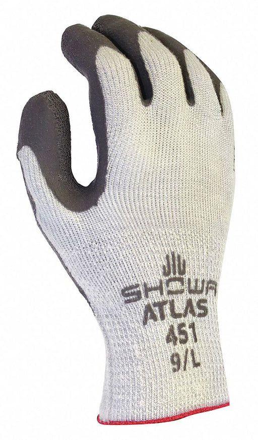 Coated Gloves Gray/White L PR