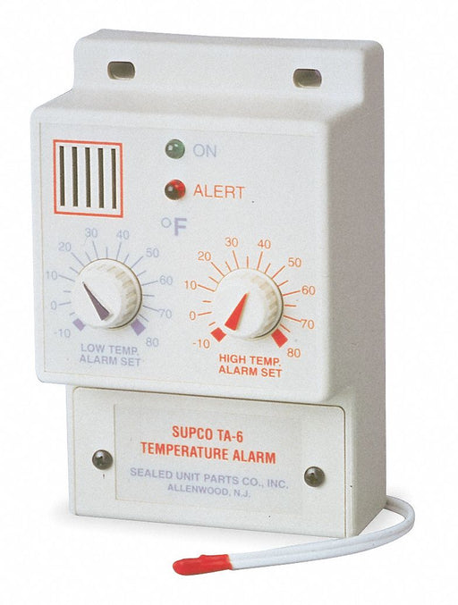 Temperature Alarm -10 to 80F 120VAC