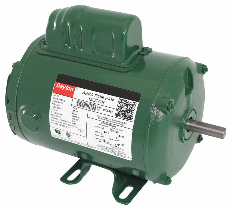 Farm Dty Mtr CapStrt TEAO 1/2HP 3450rpm