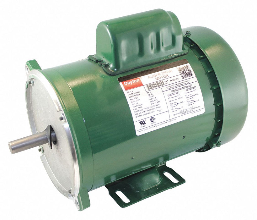 Auger Drive Motor 56Y 1 hp