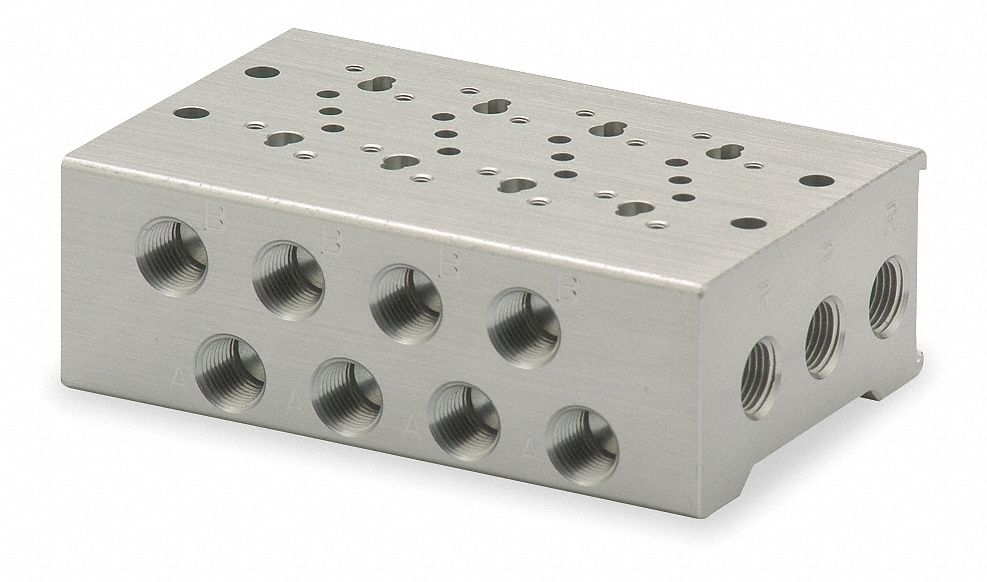 Manifold 4 1/16 in L 2 3/8 in W