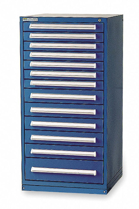 ModDrwrCab 59 x30 x28 Dark Blue 13Drwr