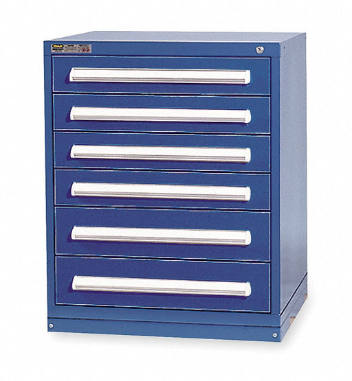 ModDrwrCab 37 x30 x28 Dark Blue 6Drwr