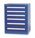 ModDrwrCab 37 x30 x28 Dark Blue 6Drwr