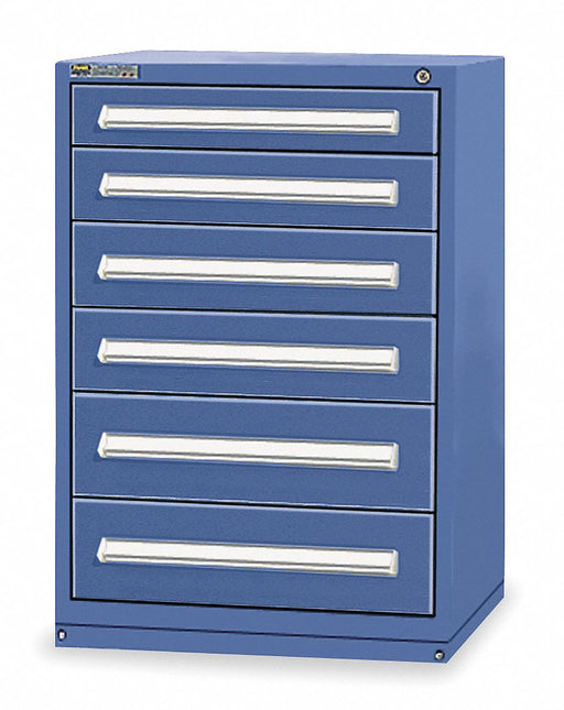 ModDrwrCab 44 x30 x28 Dark Blue 6Drwr