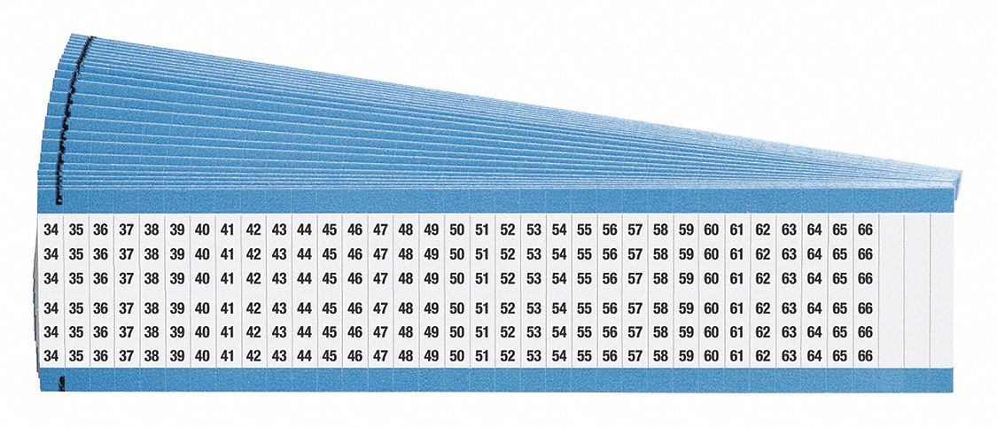 Wire Marker Printd Repos Self-Adhes PK25