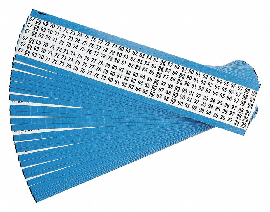 Wire Marker Printd Repos Self-Adhes PK25