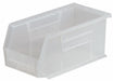Hang and Stack Bin Clear Plastic 9 in