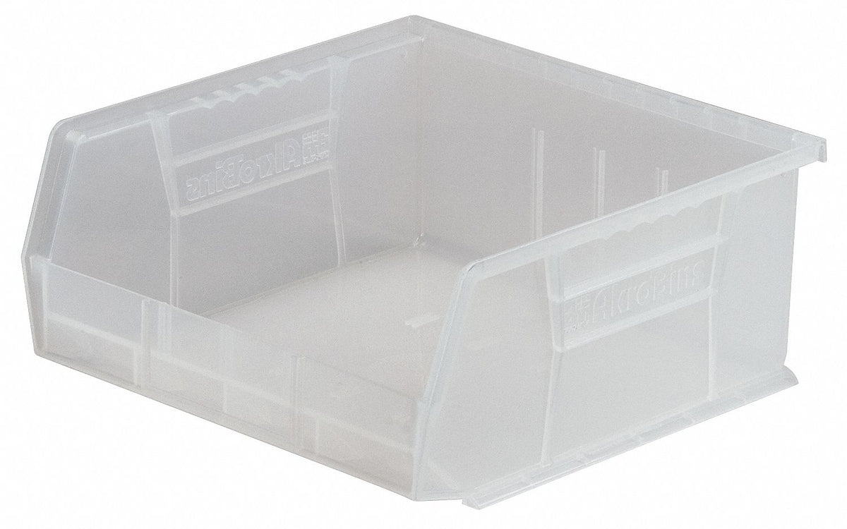 Hang and Stack Bin Clear Plastic 5 in — MIMECO