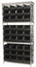 D5519 Bin Shlvng 14inx74inx36in Black