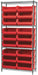 D5521 Bin Shlvng 14inx74inx36in Red