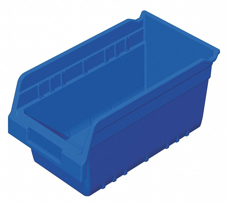 D5523 ShelfBin 11.625inL 6.625inW Plastic
