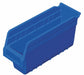 D5522 ShelfBin 11.625inL 4.125inW Plastic