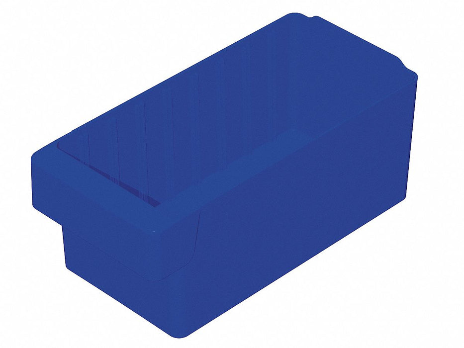Drawer Bin Blue Polystyrene 4 5/8 in