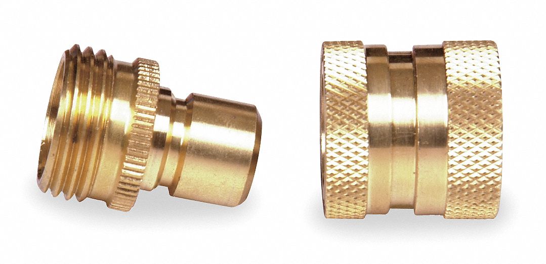 Quick Connector Set M/F GHT Brass