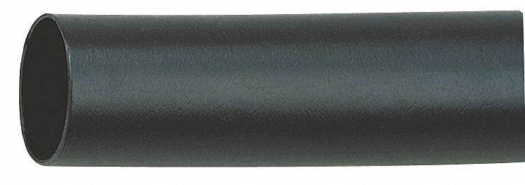Shrink Tubing Med Grade 4 ft Blk PK5