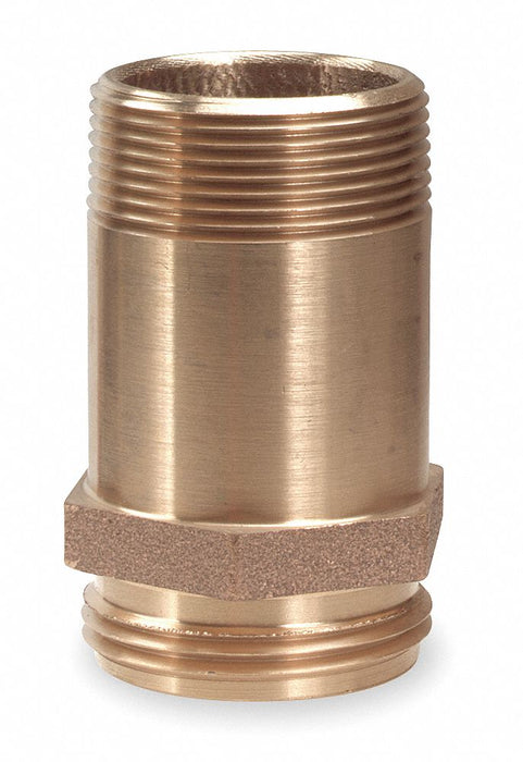 RackNipple FireHose Brass 2-1/2in