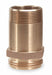 Pin Rack Nipple 1-1/2 Brass