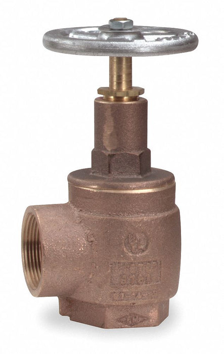 AngleValve 2.5 In FNPT Brass Rising Stem