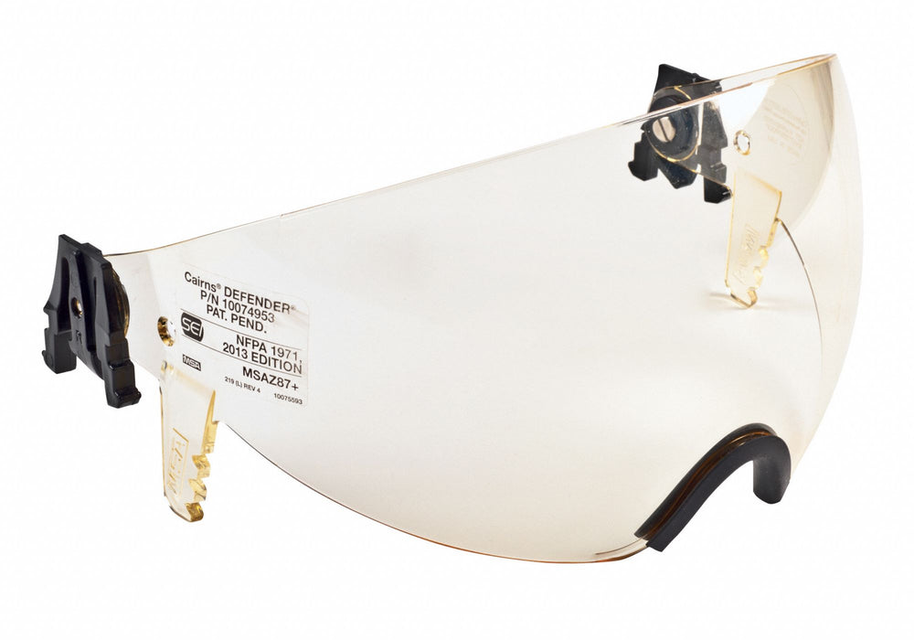 Fire and Rescue Visor Defender Amber 3in
