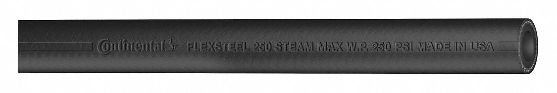 Steam Hose 1/2 ID x 50 ft L Black