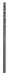 ExtraLongDrillBit 1/4in HighSpeedSteel