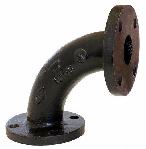 90 Long Sweep Elbow Cast Iron 3 in