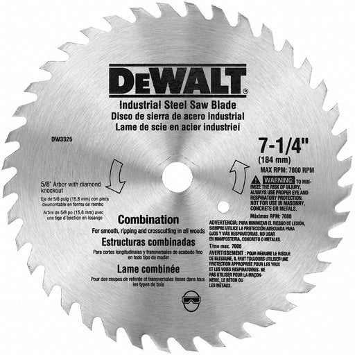 Circular Saw Blade 7 1/4 in 40 Teeth