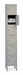 Bx Lckr 6x1Lckr Gray 78 x12 x15 UnAssm