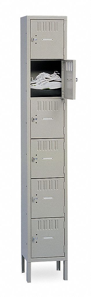 Bx Lckr 6x1Lckr Gray 78 x12 x15 UnAssm