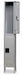 F0447 Wrdrb Lckr 2x1Lckr Gray 78 x12 x18 Assm