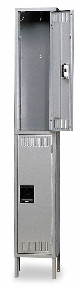 E1576 Wrdrb Lckr 2x1Lckr Gray 78 x15 x18 Assm