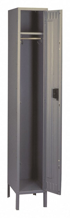 F0411 Lckr 1x1Lckr Gray 78 x12 x18 UnAssm