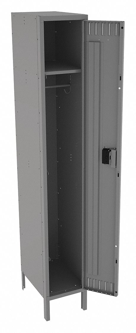 F0445 Lckr 1x1Lckr Md Gray 78 x12 x18 Assm