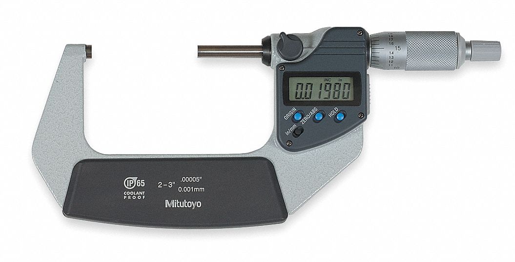 Digital Micrometer 2-3In 0.00005 Ratchet