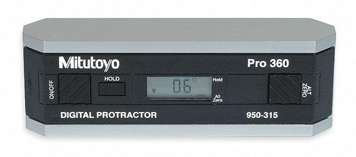 Digital Protractor Accuracy +/-0.1 deg.
