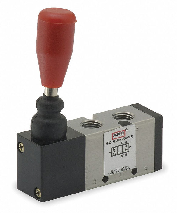 Manual Air Control Valve Lever Red