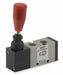 Manual Air Control Valve Lever Red