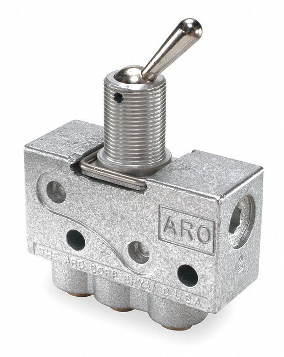Manual Air Control Valve Toggle Gray