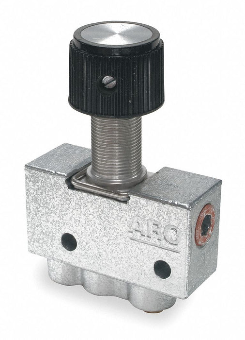 Manual Air Control Valve Button Black