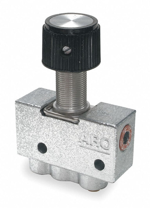 Manual Air Control Valve Button Black