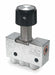 Manual Air Control Valve Button Black