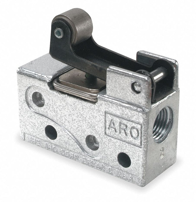 Manual Air Control Valve Roller Black
