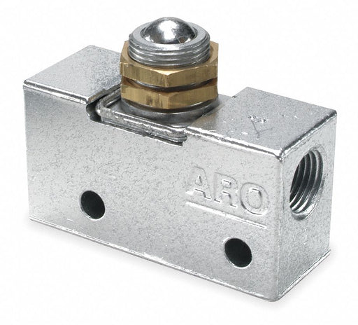 Manual Air Control Valve Roller Black