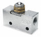 Manual Air Control Valve Roller Black