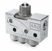 Manual Air Control Valve Roller Black