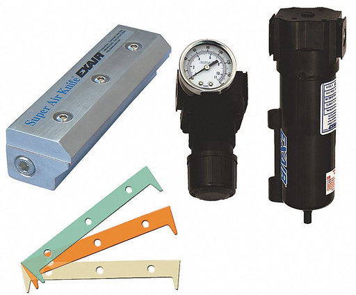 Air Knife Kit 1/4 In NPT 24 In L Al